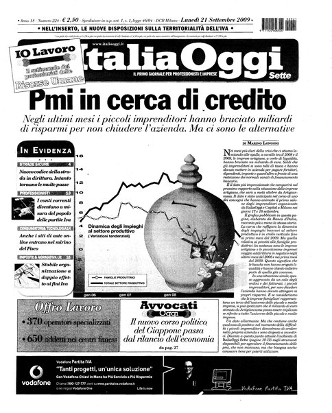 Italia oggi : quotidiano di economia finanza e politica